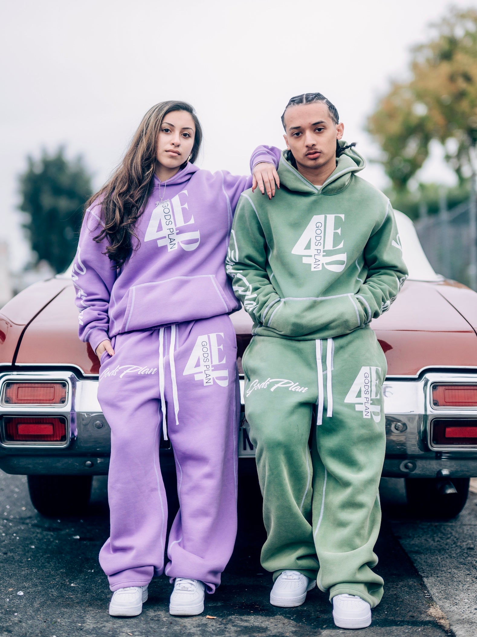 Green '4EverPaid' Sweatpants