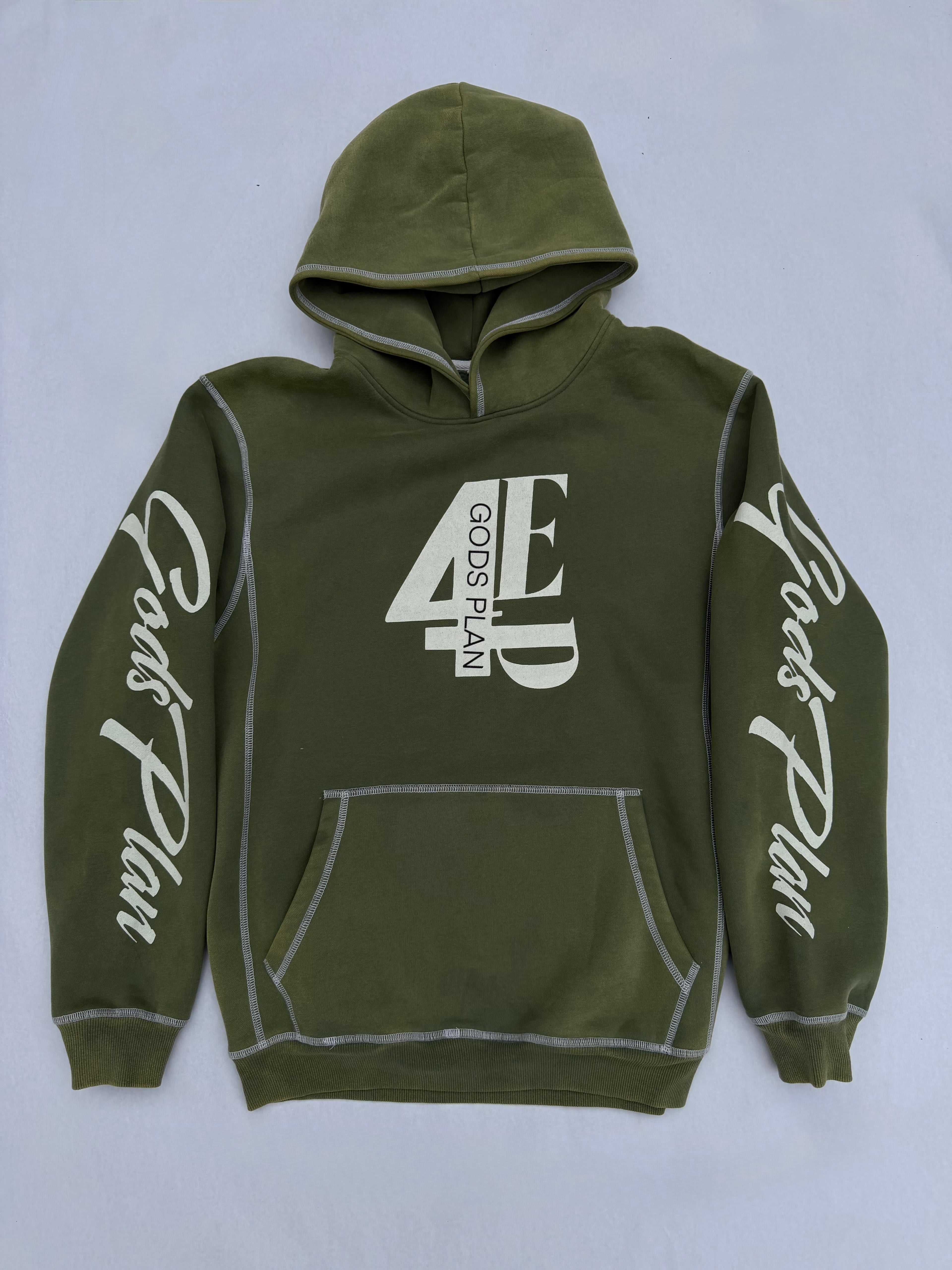 Green '4EverPaid' Hoodie
