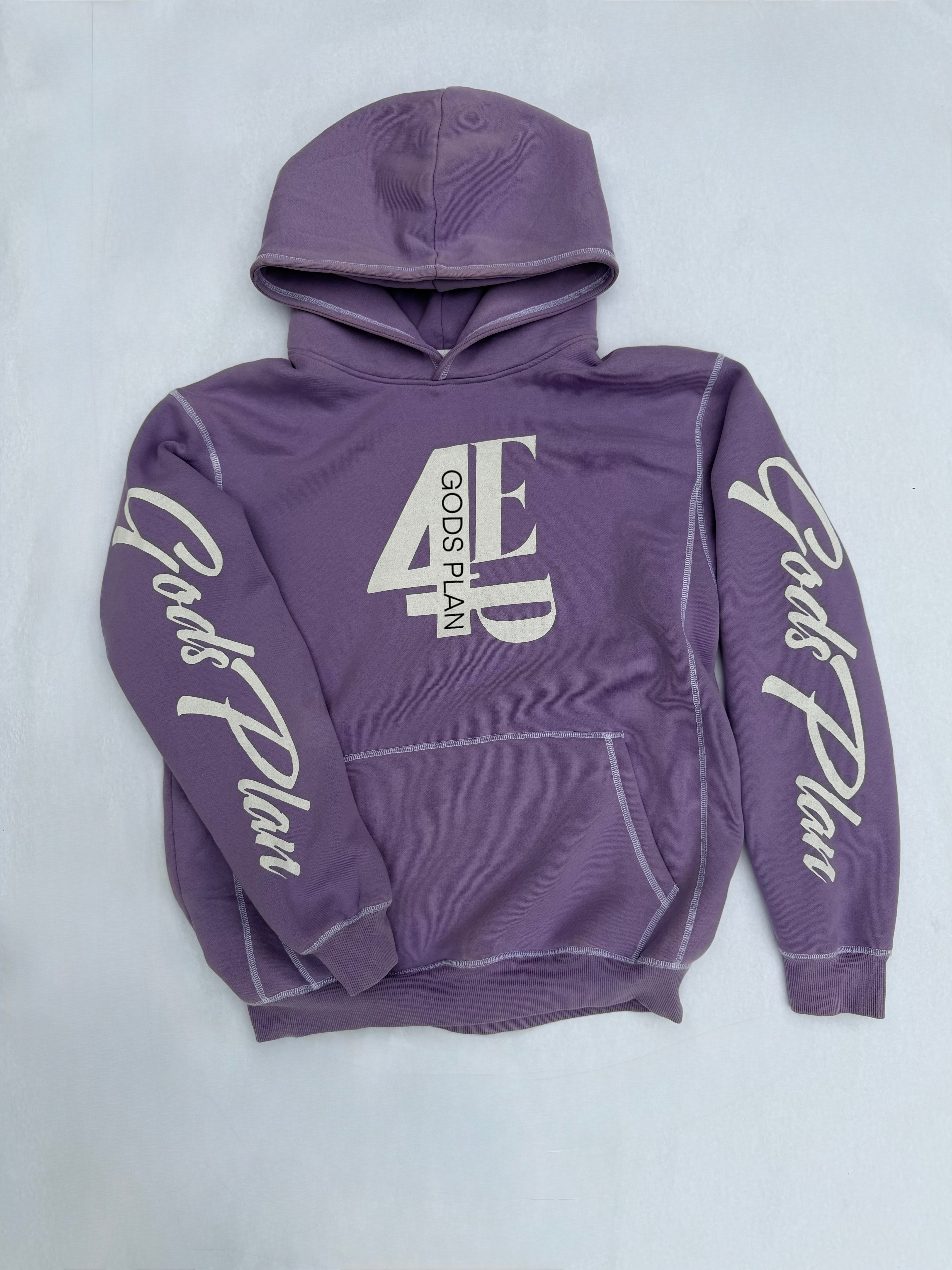 Purple '4EverPaid' Hoodie